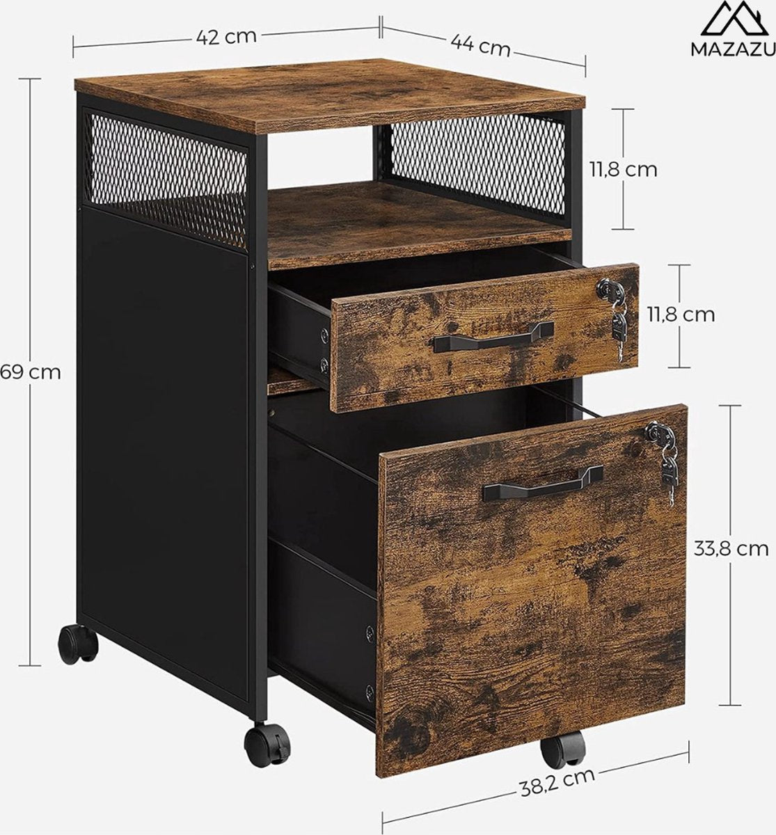 MAZAZU Industriele Archiefkast Astrael