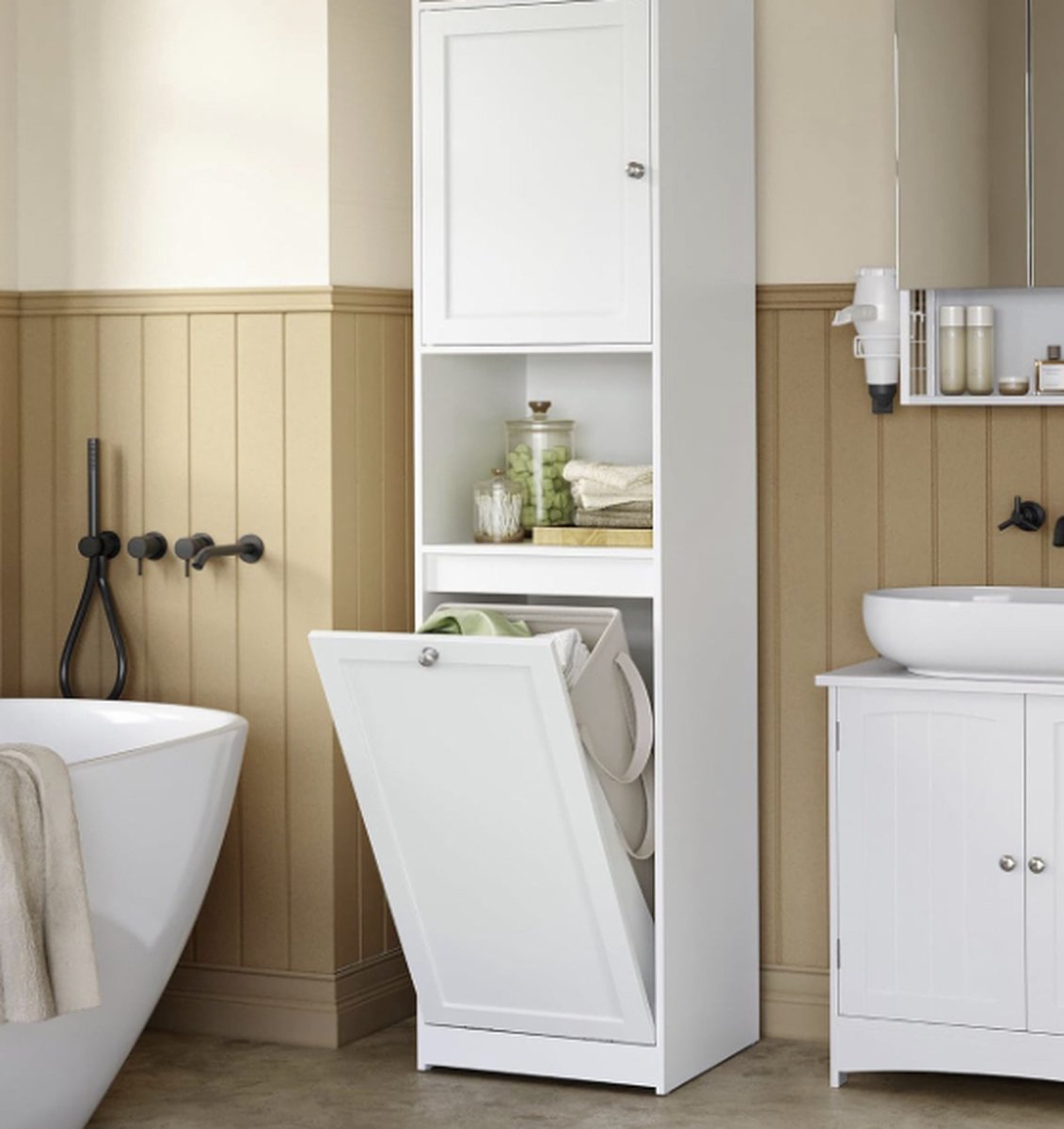 MAZAZU Badkamerkast Baily - 40x40x170