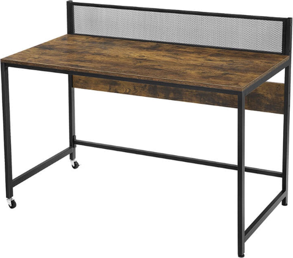 MAZAZU bureau Lazuriel - bruin/zwart - 60x120x94 cm