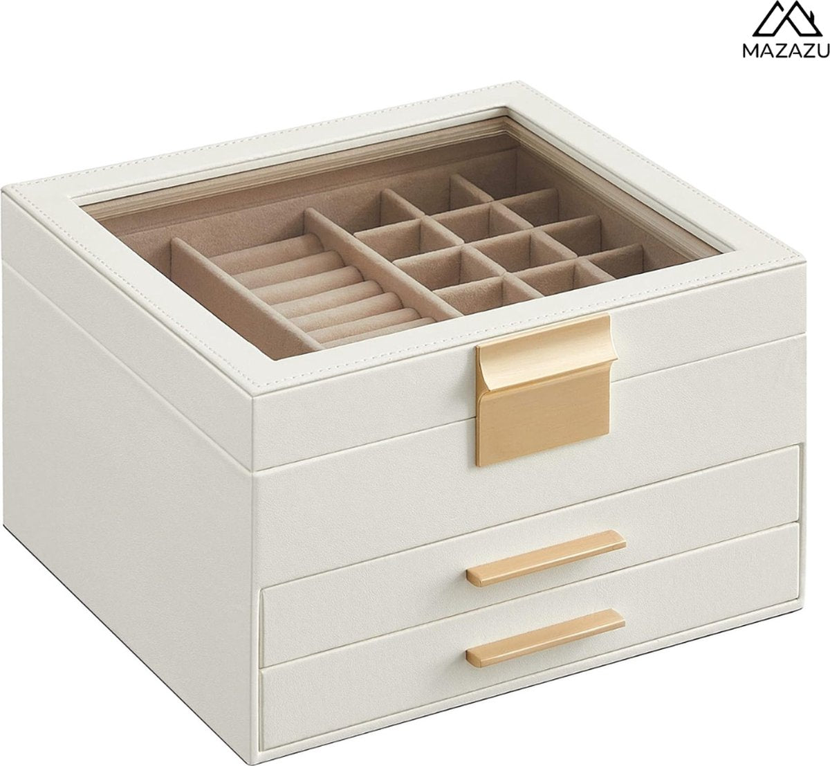 MAZAZU Beige Sieradendoos Vicente