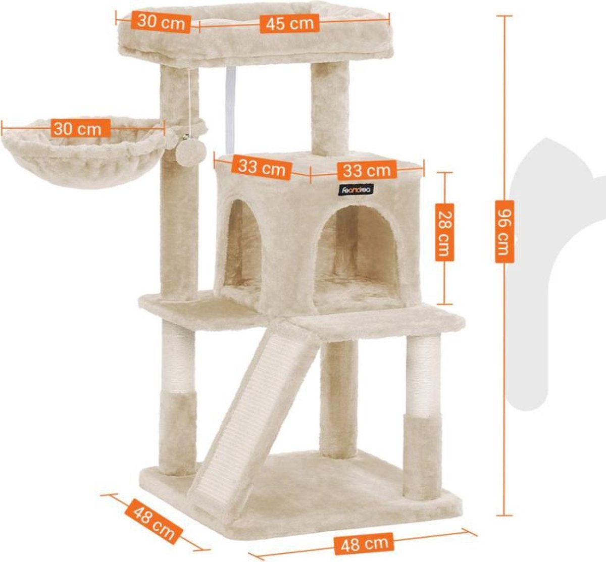 FEANDREA Krabpaal Beige Kyros