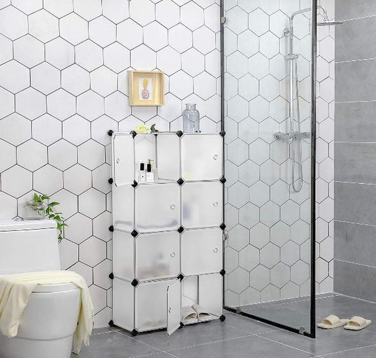 MAZAZU Opbergdozen Wit Oliver