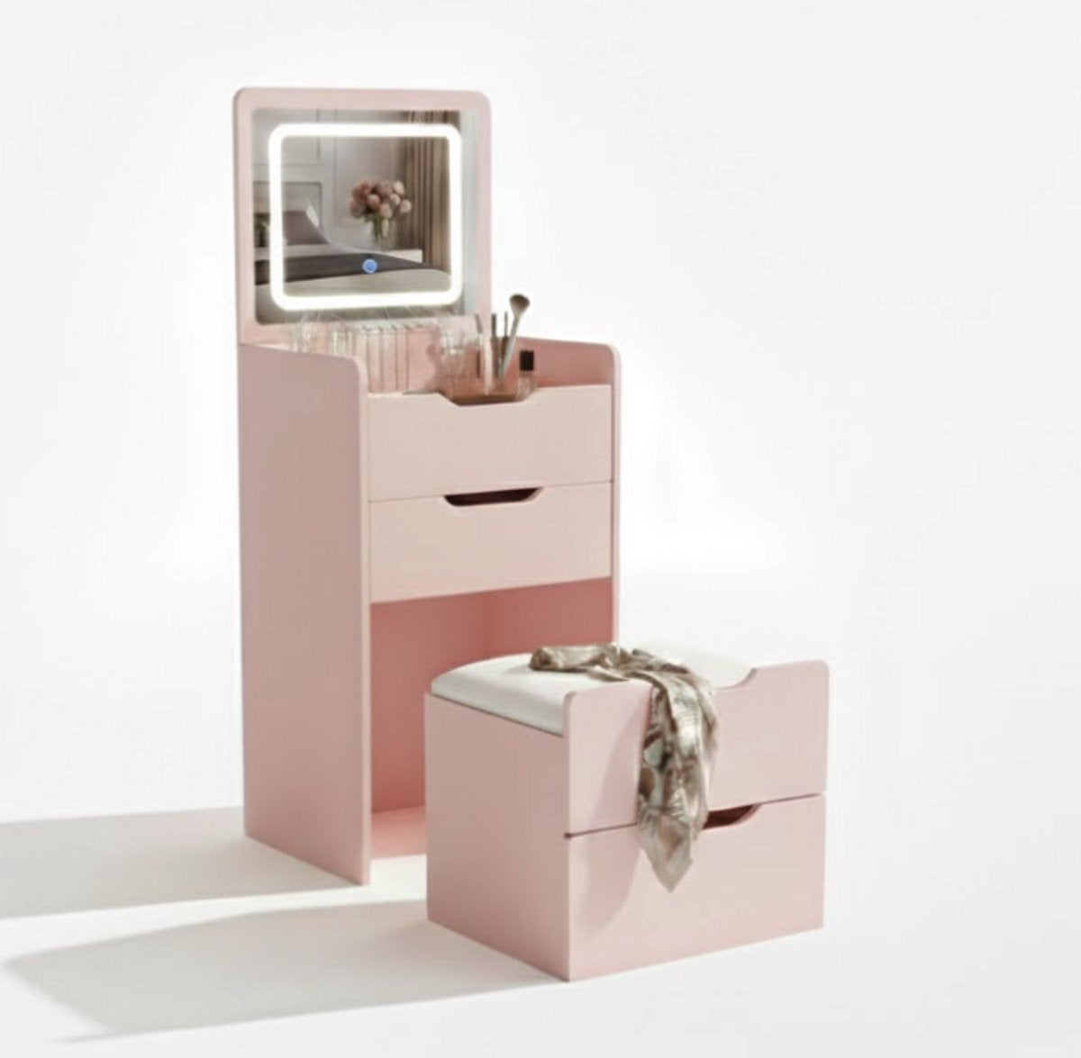 MAZAZU LED Kaptafel Roze Auralyn