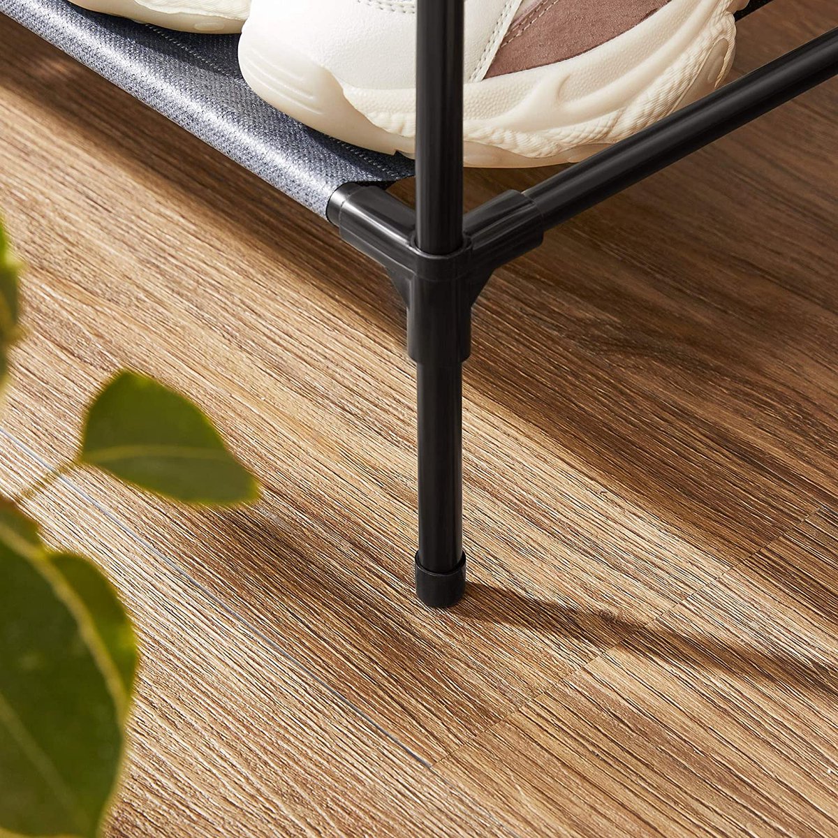 MAZAZU Industriële schoenenrek grijs Seloria