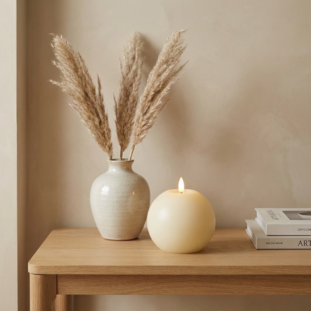 OMNIEXA LED Bolkaars Crème - Glad Design - Ø 10,5 cm