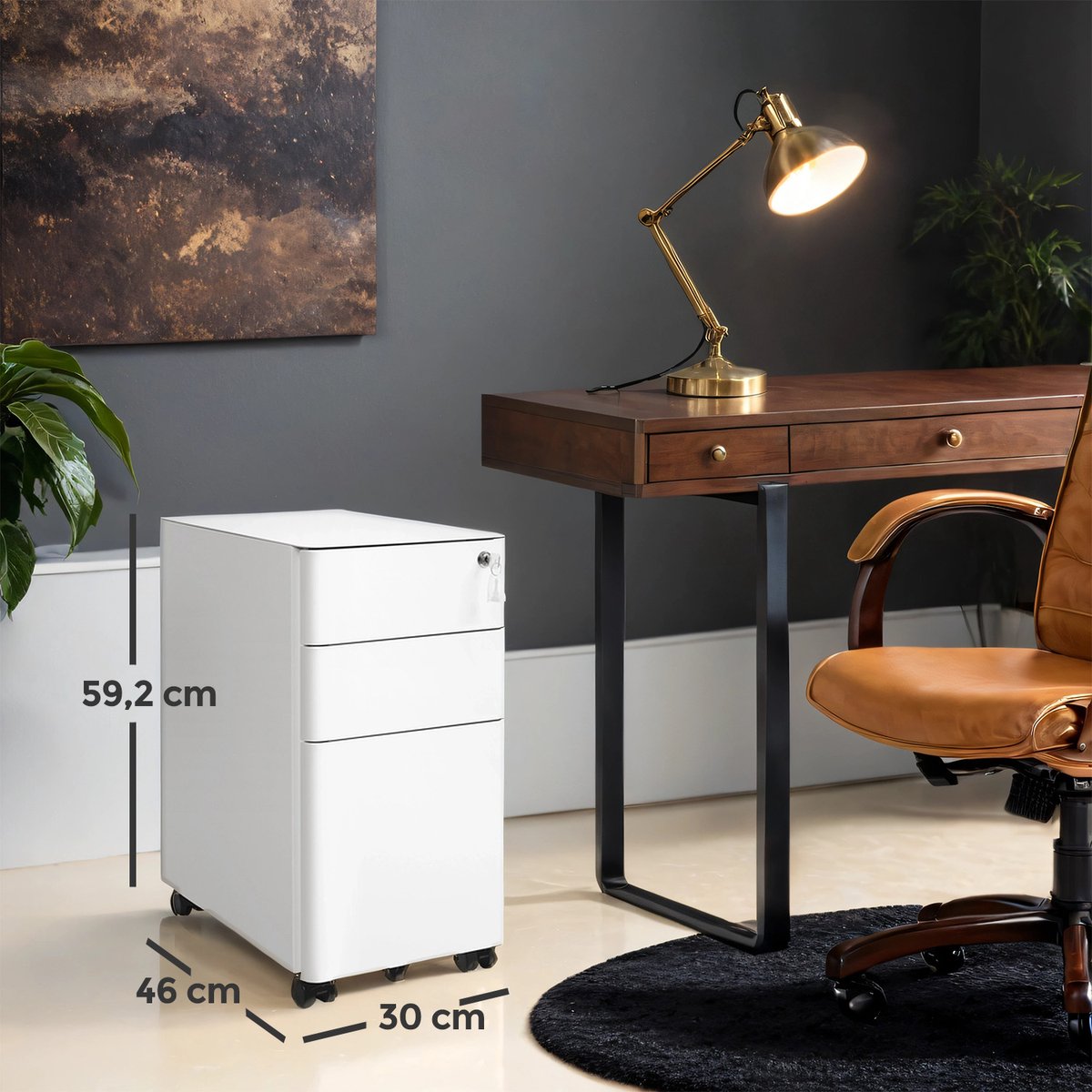 MAZAZU Archiefkast wit Arvandel