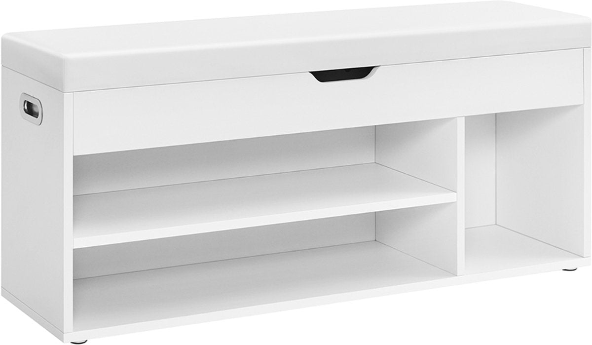 MAZAZU Schoenenbank wit Silvarya