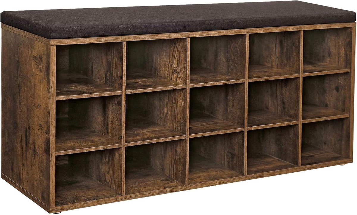 MAZAZU vakken-Schoenenbank houtlook Samyra