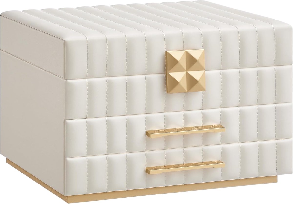 Sierradendoos Bianca 3 niveaus - Wit - 21.5x24x15.8