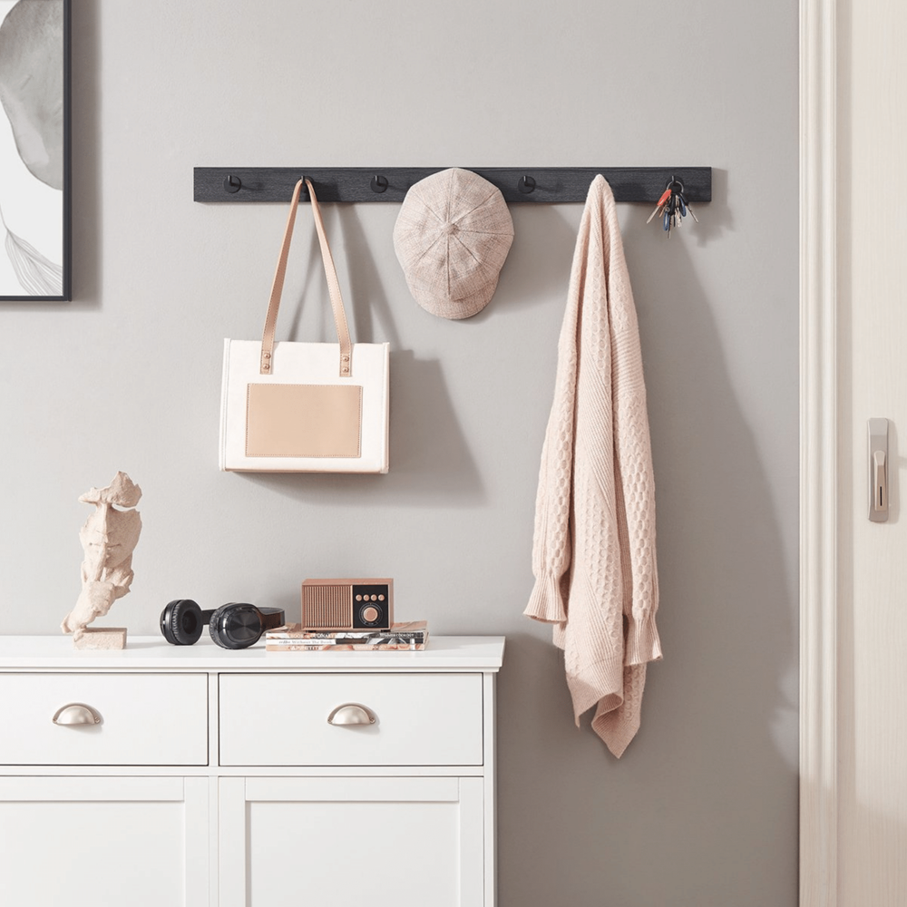 Wandkapstok Zwart Paelith