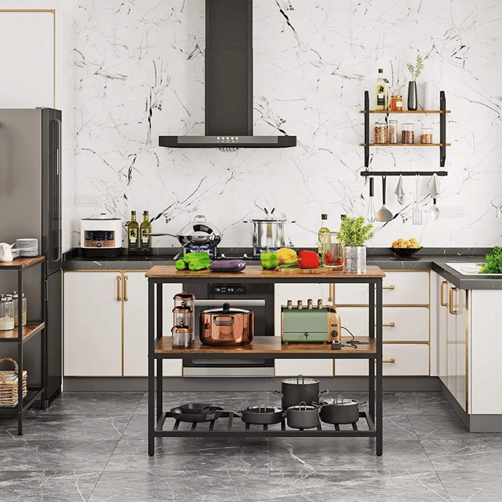 MAZAZU Industrieel keukenrek kaylee