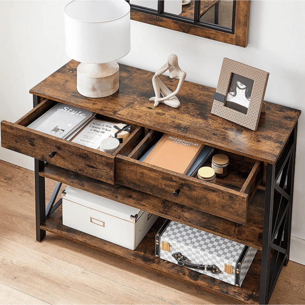 Industriële bijzettafel Miley