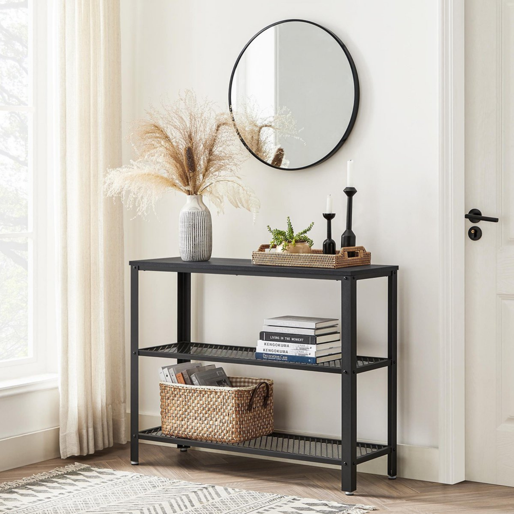 MAZAZU Industriële Dressoirkast - zwart Wispira