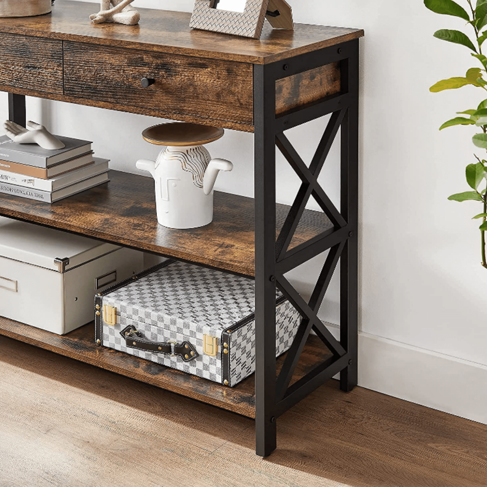 Industriële bijzettafel Miley