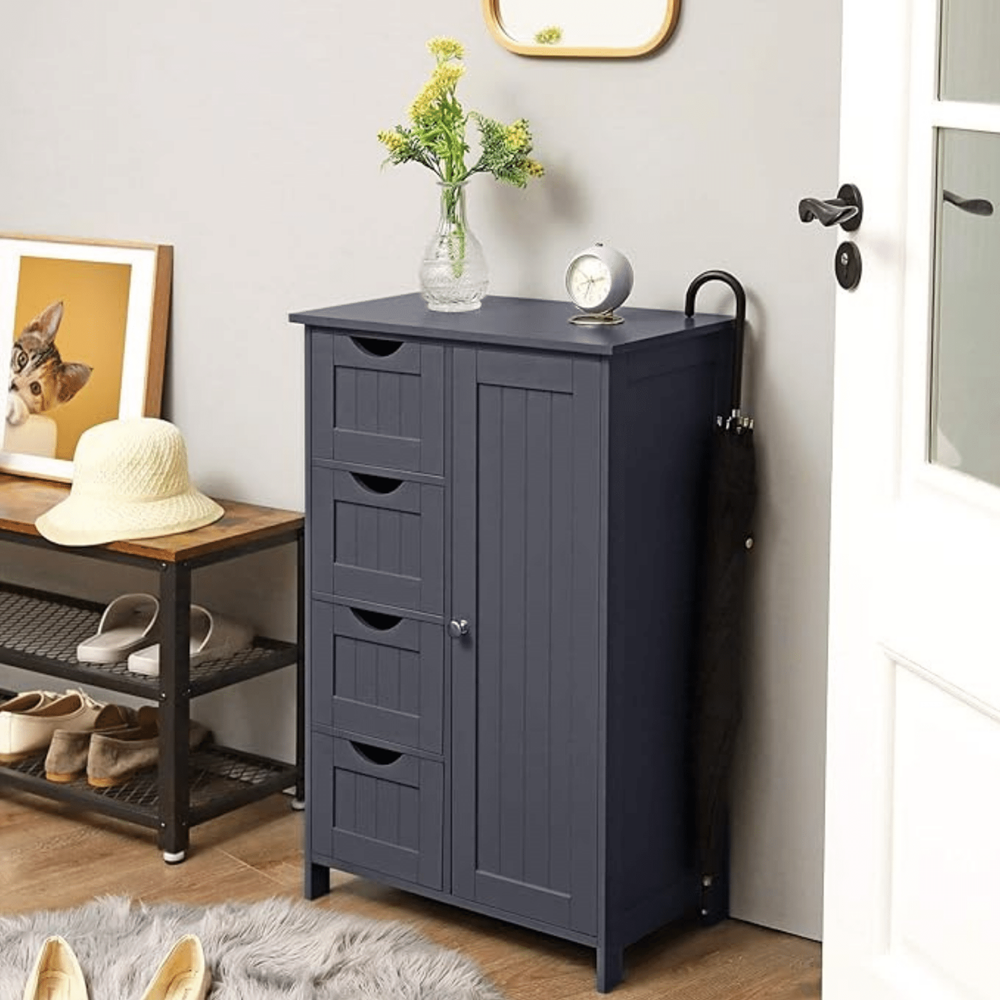 MAZAZU Badkamerkast -XL- Donkergrijs Rhalion