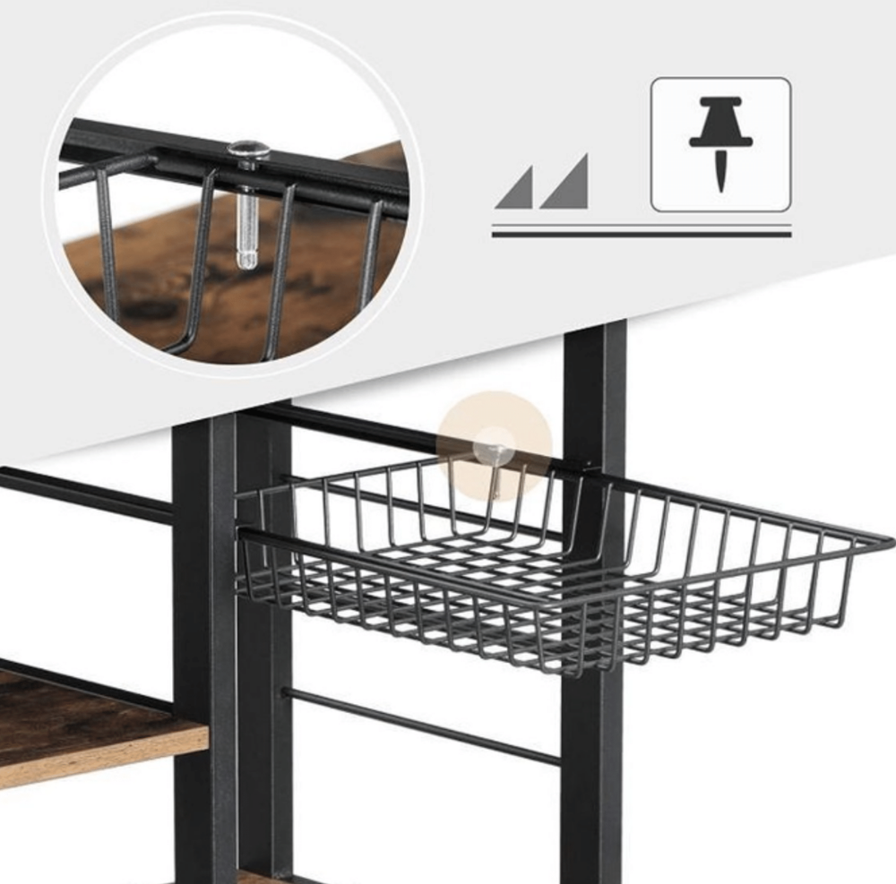 Industrieel keukenrek lina