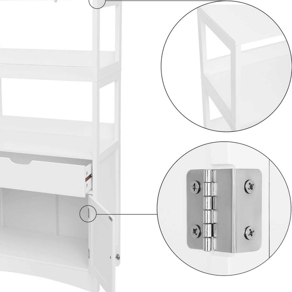 MAZAZU Badkamerkast Badia - 60x32,5x122cm