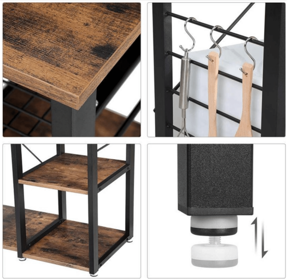 Industrieel keukenrek lina