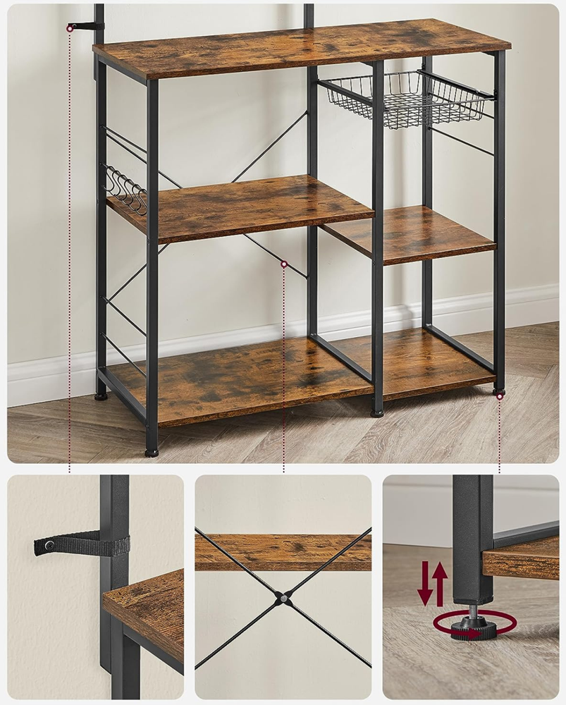 Industrieel keukenrek Lieke