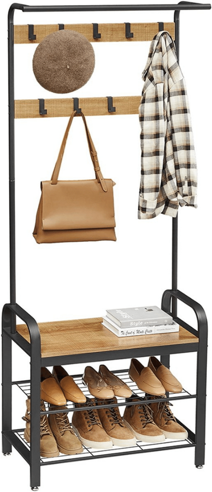 Industrieel garderoberek Rose