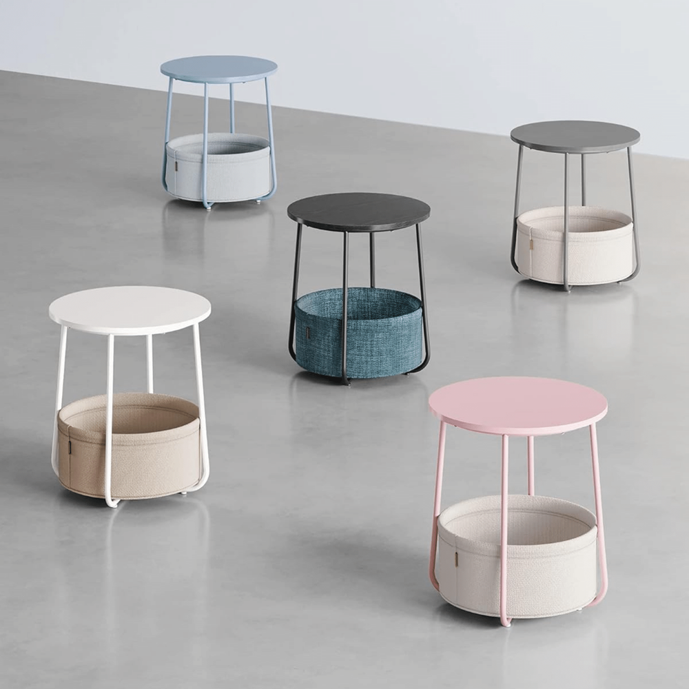 MAZAZU Bijzettafel Blauw Ossyra