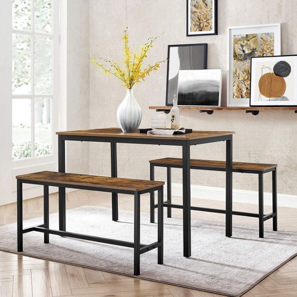 VASAGLE Industriële Tafelset Jayson