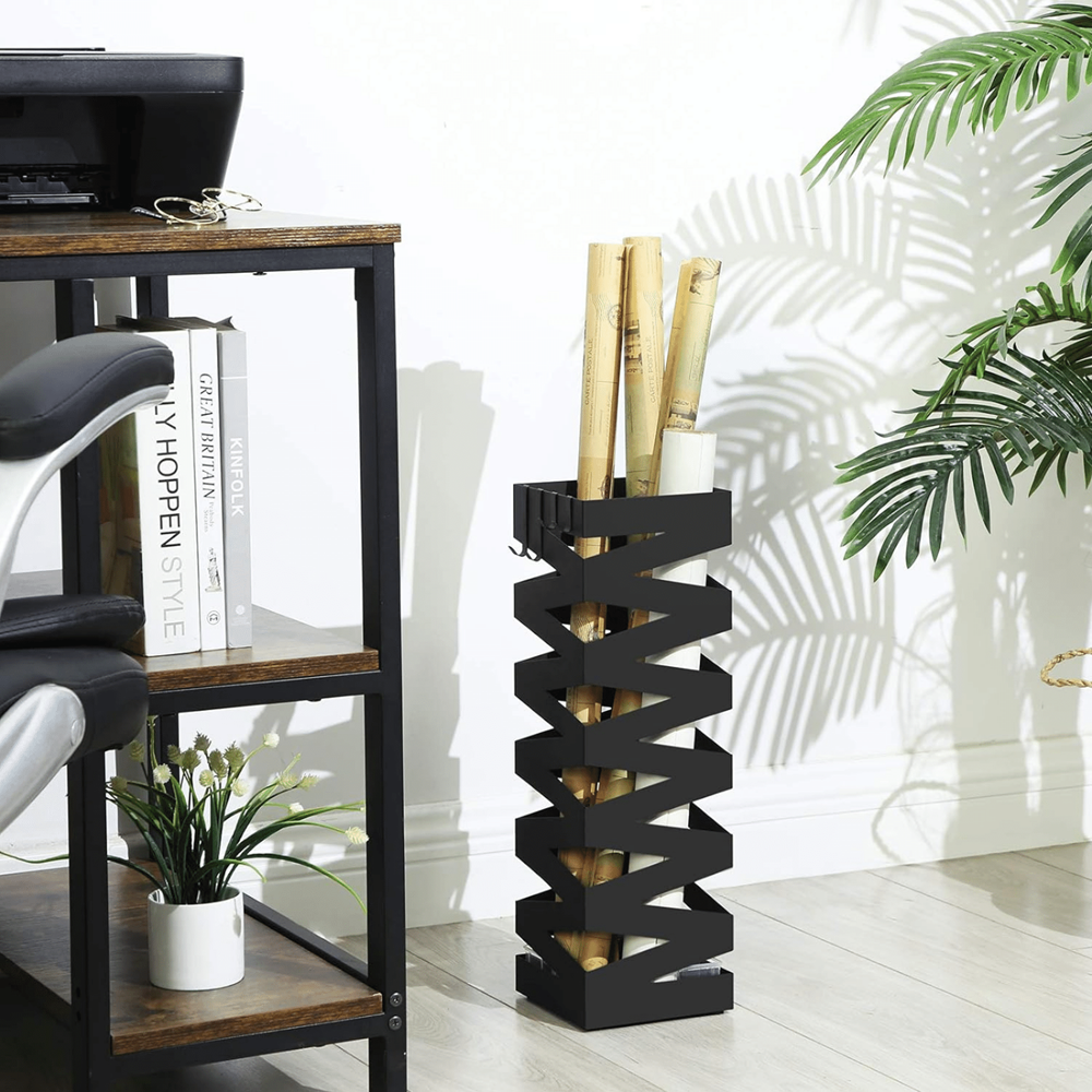 MAZAZU Paraplubak Zwart Pyralis