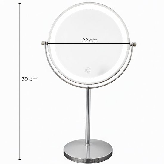 OMNIEXA Ronde LED Spiegel Claíre - 22x39cm