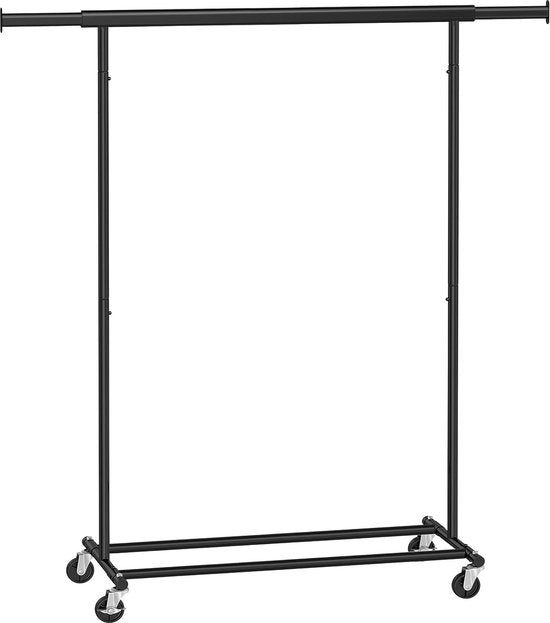 MIRA Home - Kledingrek - Garderoberek - Kledingkast - Opbergrek - 92-132x45,4x160