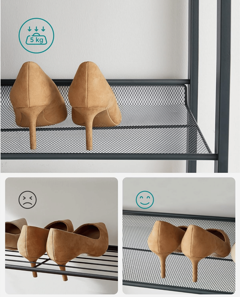 MAZAZU Schoenenrek 8 laags - donkergrijs Iridion