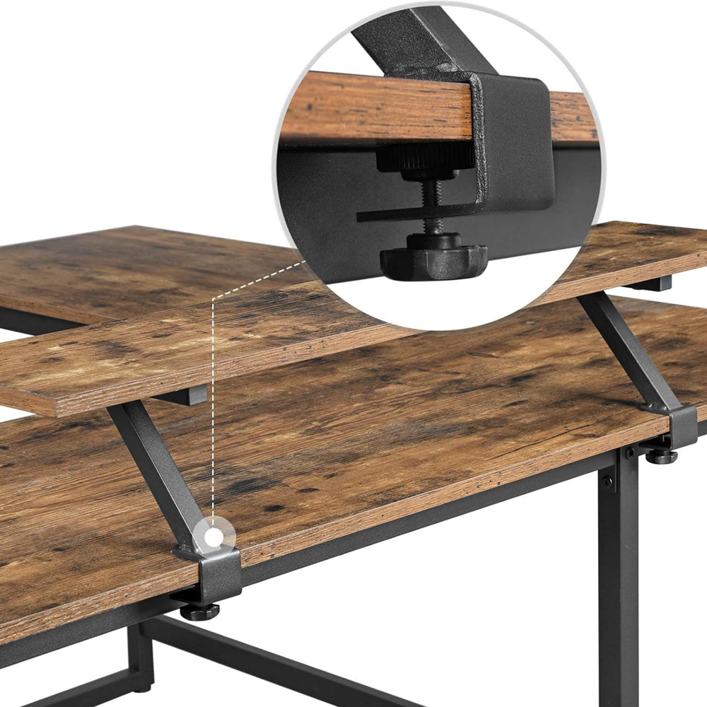 Industriële hoekbureau Devon