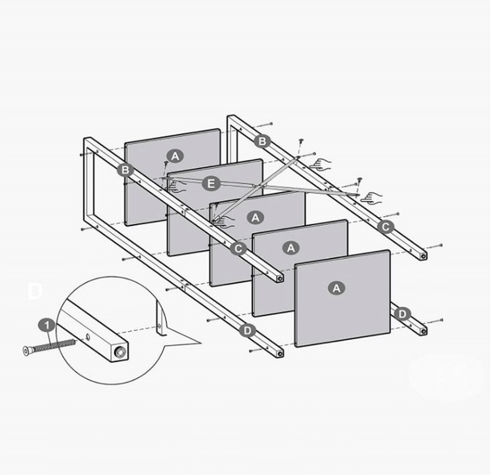 Boekenkast Alexandria
