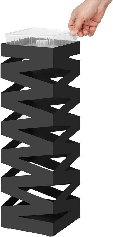 MAZAZU Paraplubak Zwart Pyralis