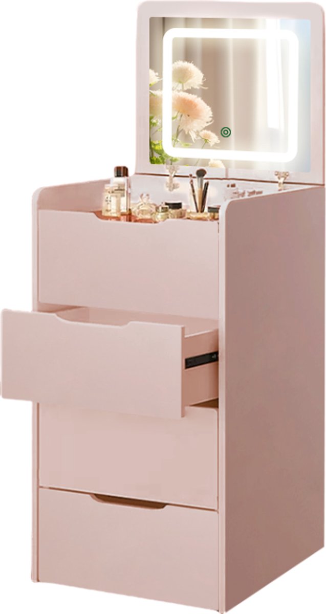 MAZAZU LED Kaptafel Roze Auralyn