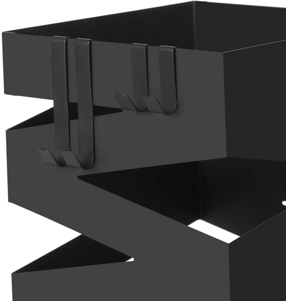 MAZAZU Paraplubak Zwart Pyralis