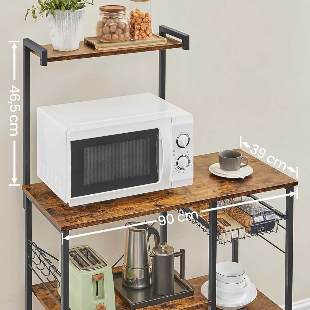 MAZAZU Industrieel keukenrek Urovan