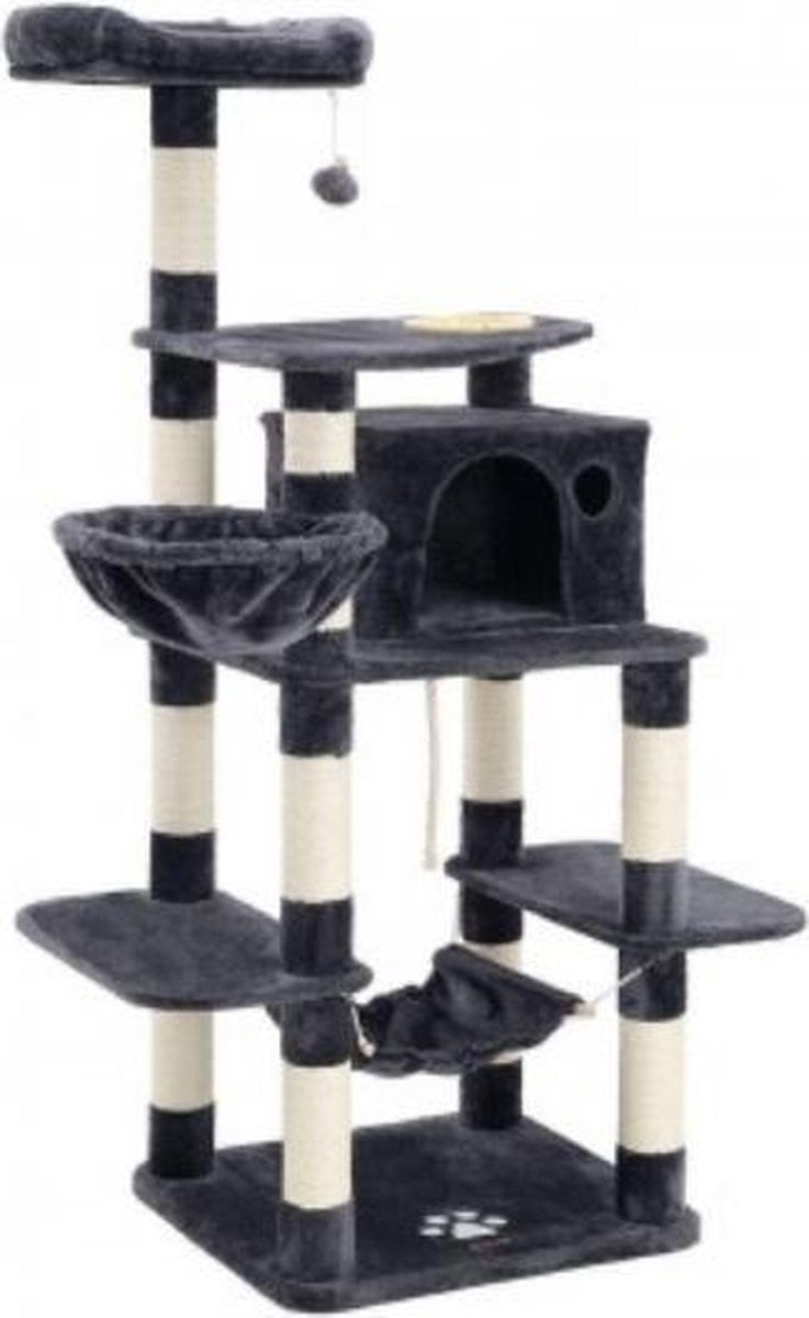 MAZAZU kattenkrabpaal Donkergrijs Khanaris