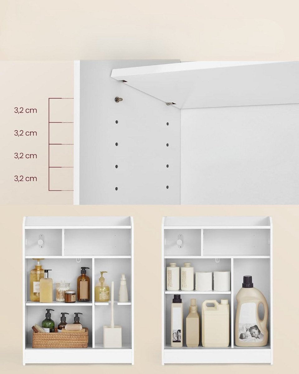 MAZAZU Badkamerkast Bahira - 20x60x80cm