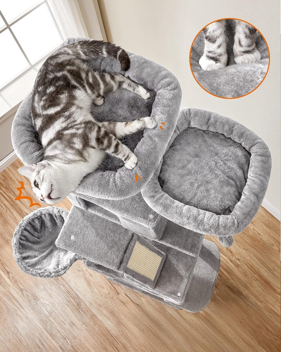 MAZAZU XL Krabpaal/Kattentoren Grijs Kyriel