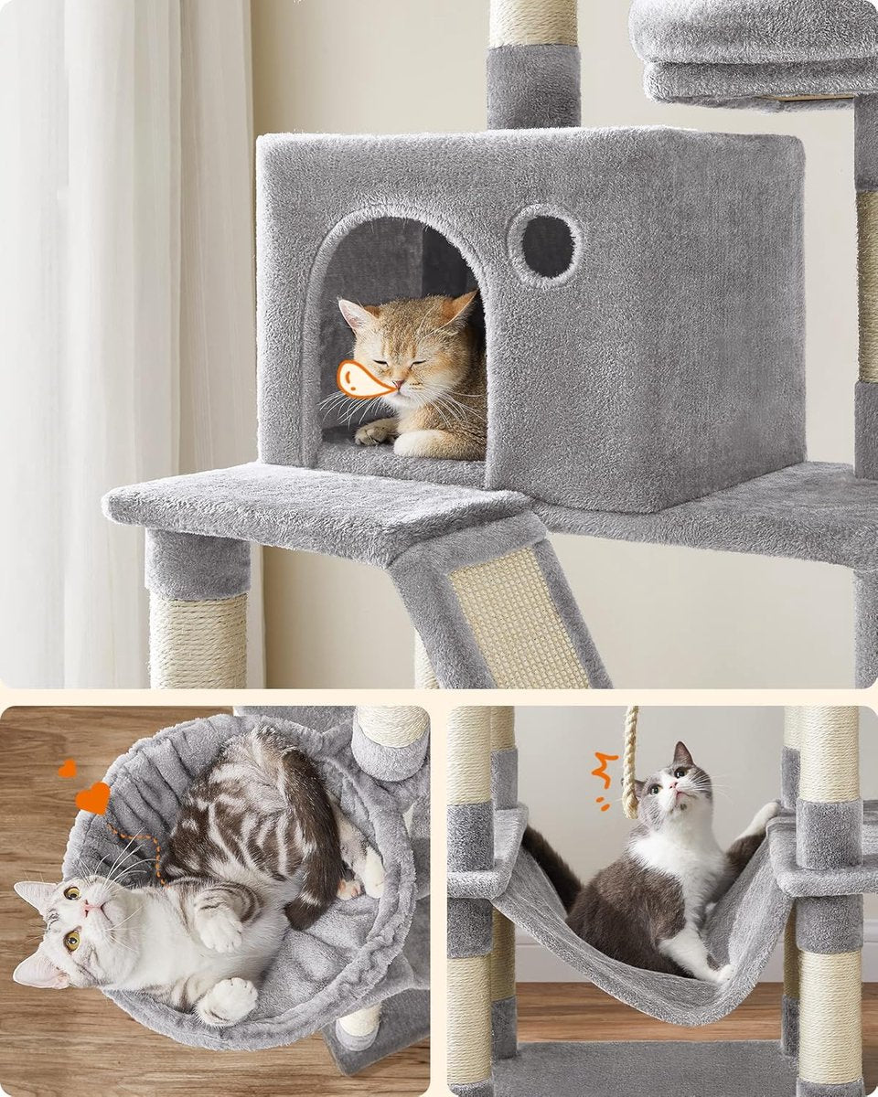 MAZAZU XL Krabpaal/Kattentoren Grijs Kyriel