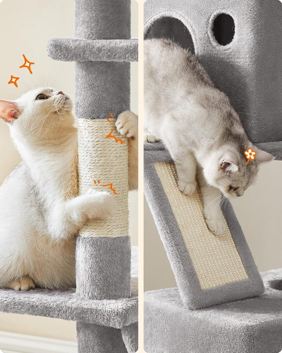 MAZAZU XL Krabpaal/Kattentoren Grijs Kyriel