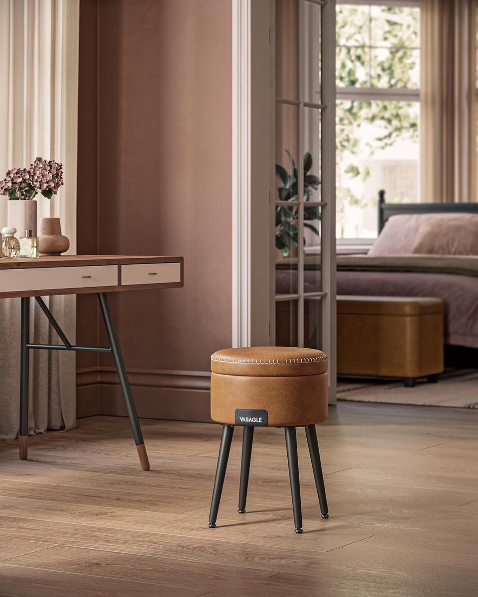 VASAGLE Opbergkruk bruin Cyzara