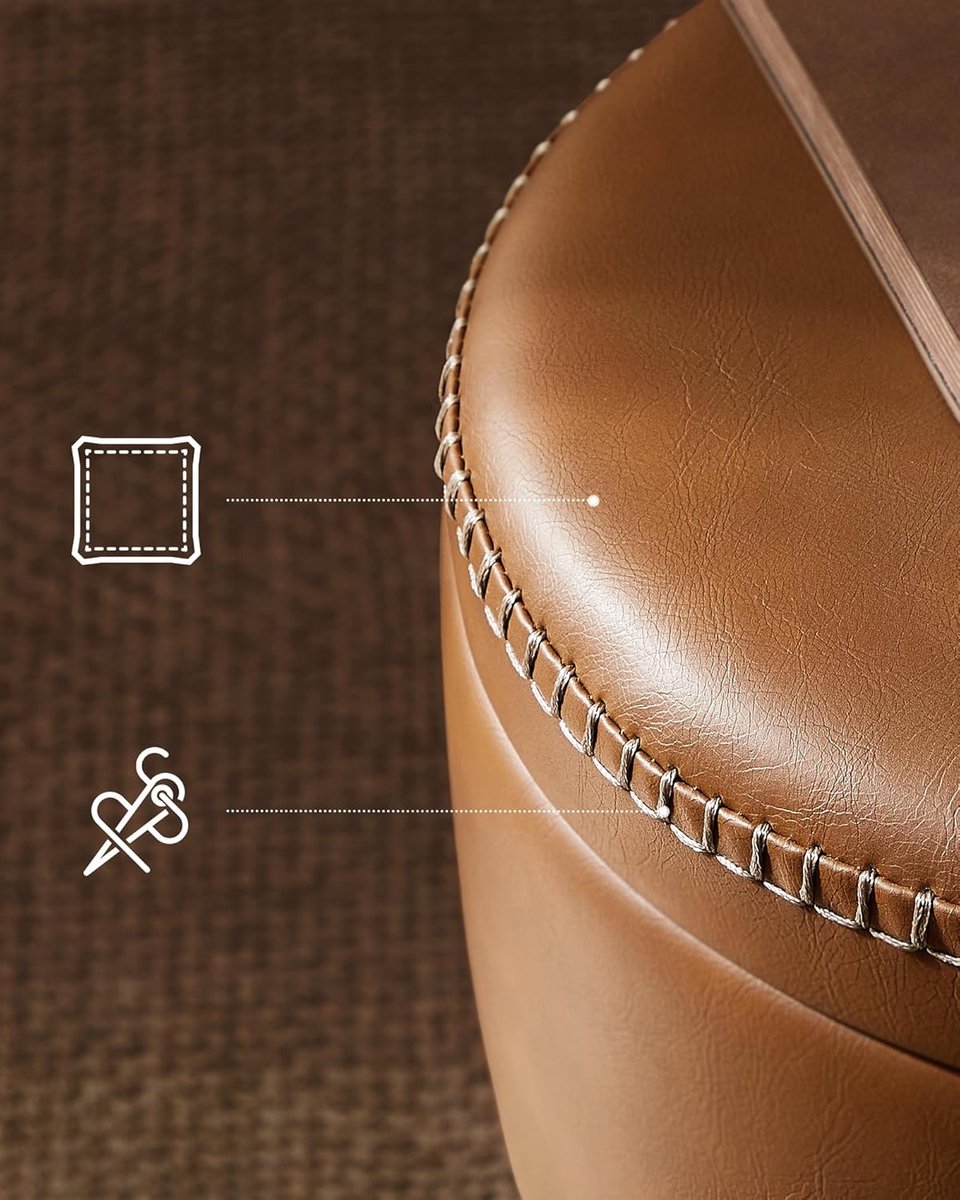 VASAGLE Opbergkruk bruin Cyzara