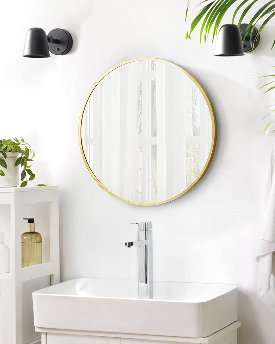 Ronde Spiegel - Goud - 61x0,5x0,03