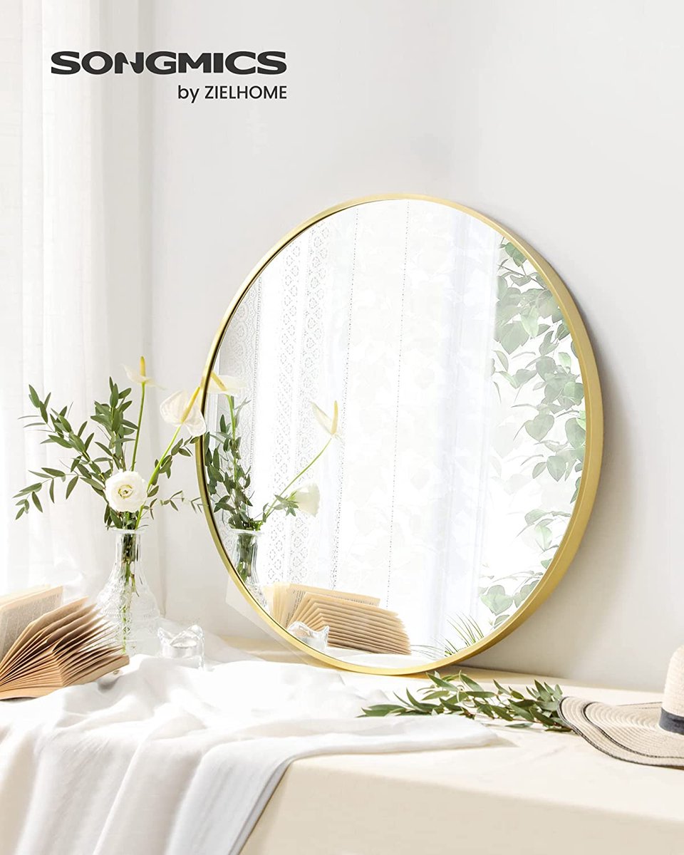 Ronde Spiegel - Goud - 61x0,5x0,03