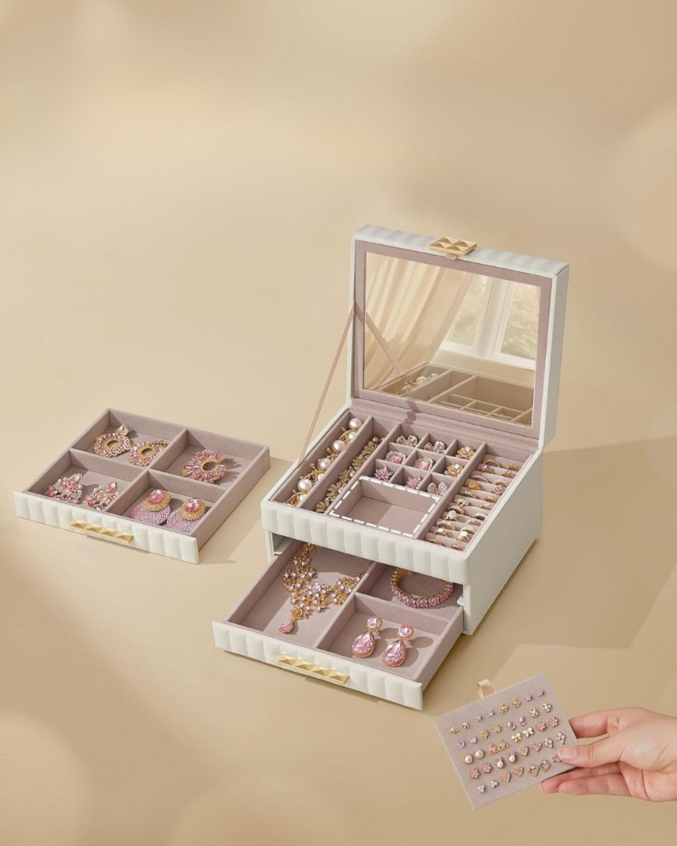 Sierradendoos Bianca 3 niveaus - Wit - 21.5x24x15.8