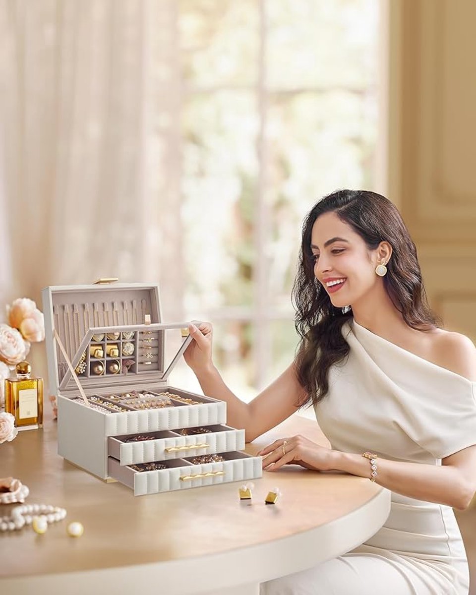 Sierradendoos Bianca 3 niveaus - Wit - 21.5x24x15.8