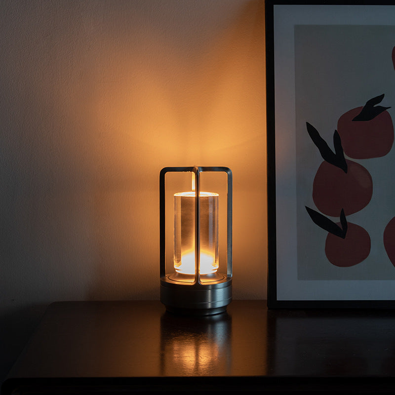 Draadloze tafellamp Valentine, zwart