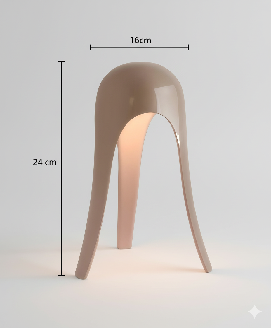 OMNIEXA Taube Bruine Tafellamp Dayana