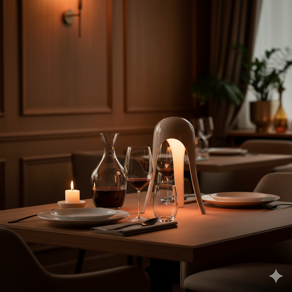 OMNIEXA Taube Bruine Tafellamp Dayana